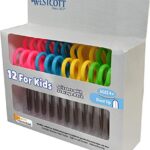 Westcott 5?? Blunt Scissors For Kids With Anti-Microbial Protection, Assorted, Pack of 12 (14871)